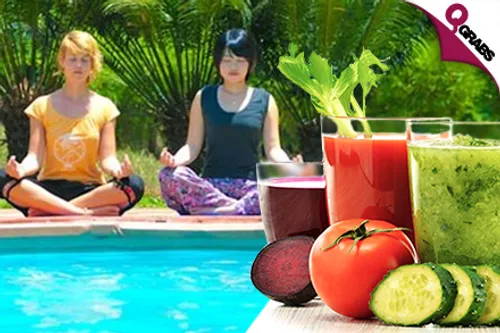 From QR2125 Per Person, Slim Down the Healthy Way with a Luxury 5 Night, 6 Day All Inclusive Juice Detox Weight Loss Retreat in Goa! (Up to QR8454 Value)